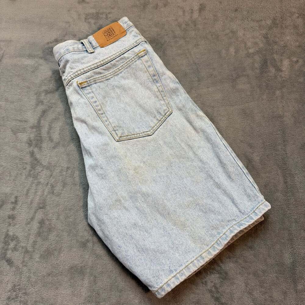 vintage 90’s North West Blue Light Wash Denim Shorts Size 28” 9.5 inseam Jorts